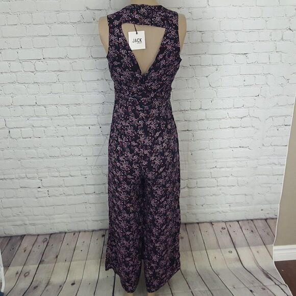 Jack BB Dakota Swish Swish Blue Jumpsuit 0 NEW - Picture 9 of 12